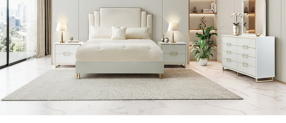 Golden Palm Queen Platform Bed