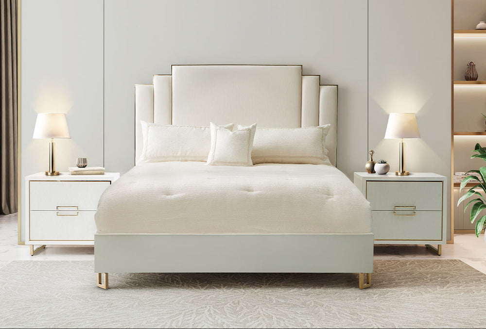 Golden Palm Queen Platform Bed