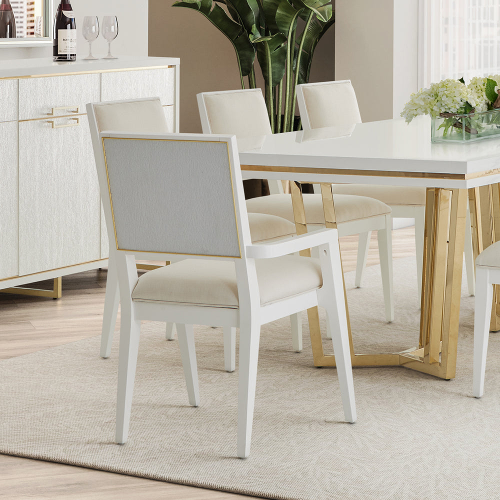 Golden Palm Dining Arm Chair