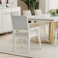 Golden Palm Dining Arm Chair