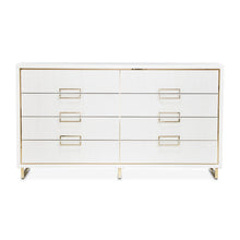Golden Palm Dresser with Mirror