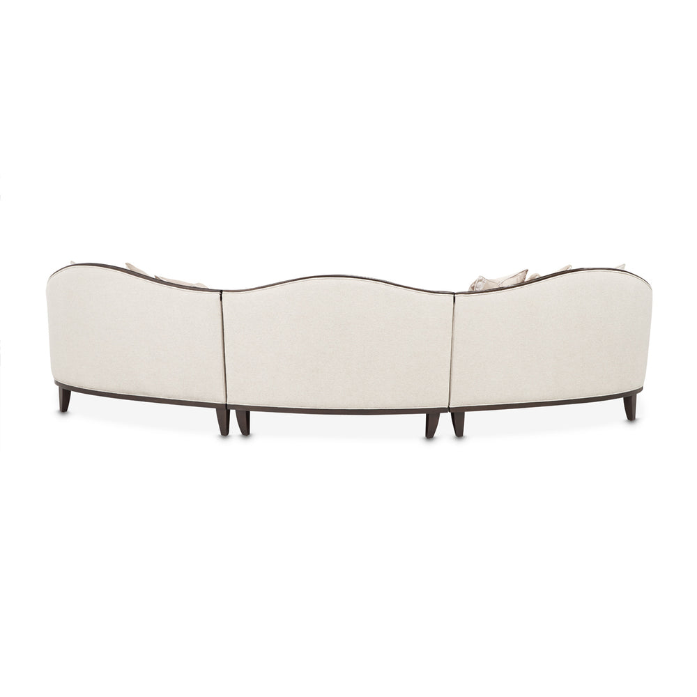 Camellia Field 3-Piece Sofa - Linen Warm Pecan