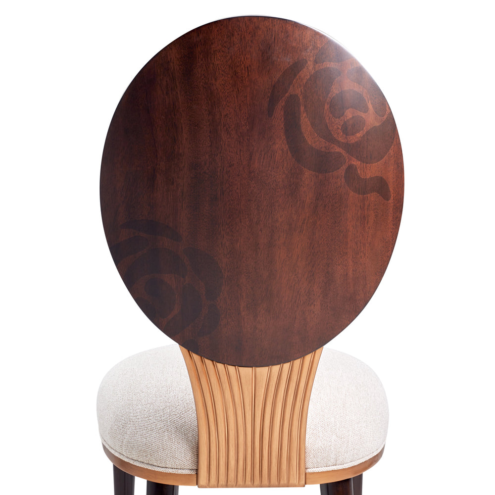 Camellia Field Dining Side Chair - Warm Pecan
