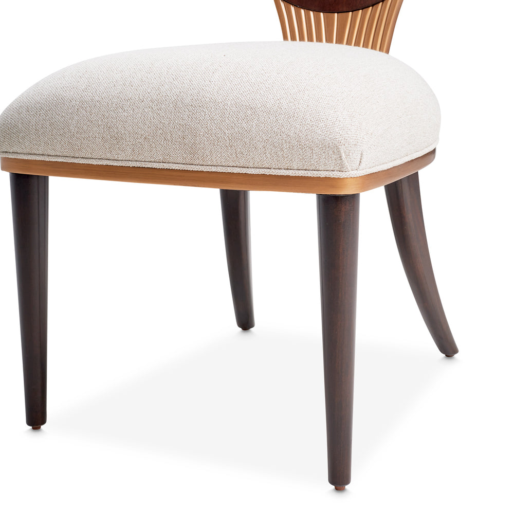 Camellia Field Dining Side Chair - Warm Pecan