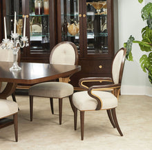 Camellia Field Arm Chair Warm Pecan detail