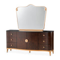 Camellia Field Dresser with Mirror - Warm Pecan
