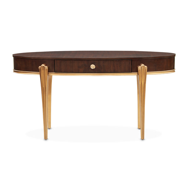 Camellia Field Vanity Desk - Warm Pecan alternate view