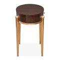 Camellia Field Vanity Desk - Warm Pecan