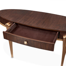 Camellia Field Vanity Desk - Warm Pecan