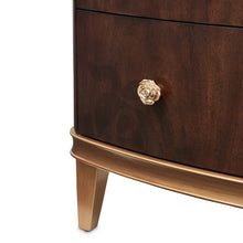 Camellia Field Display Cabinet 2pc - Warm Pecan