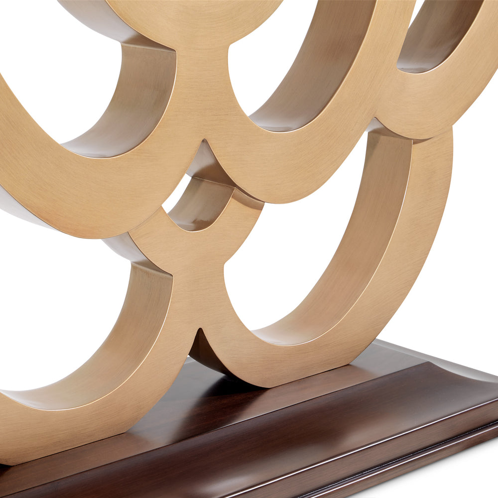 Camellia Field Console Table - Warm Pecan