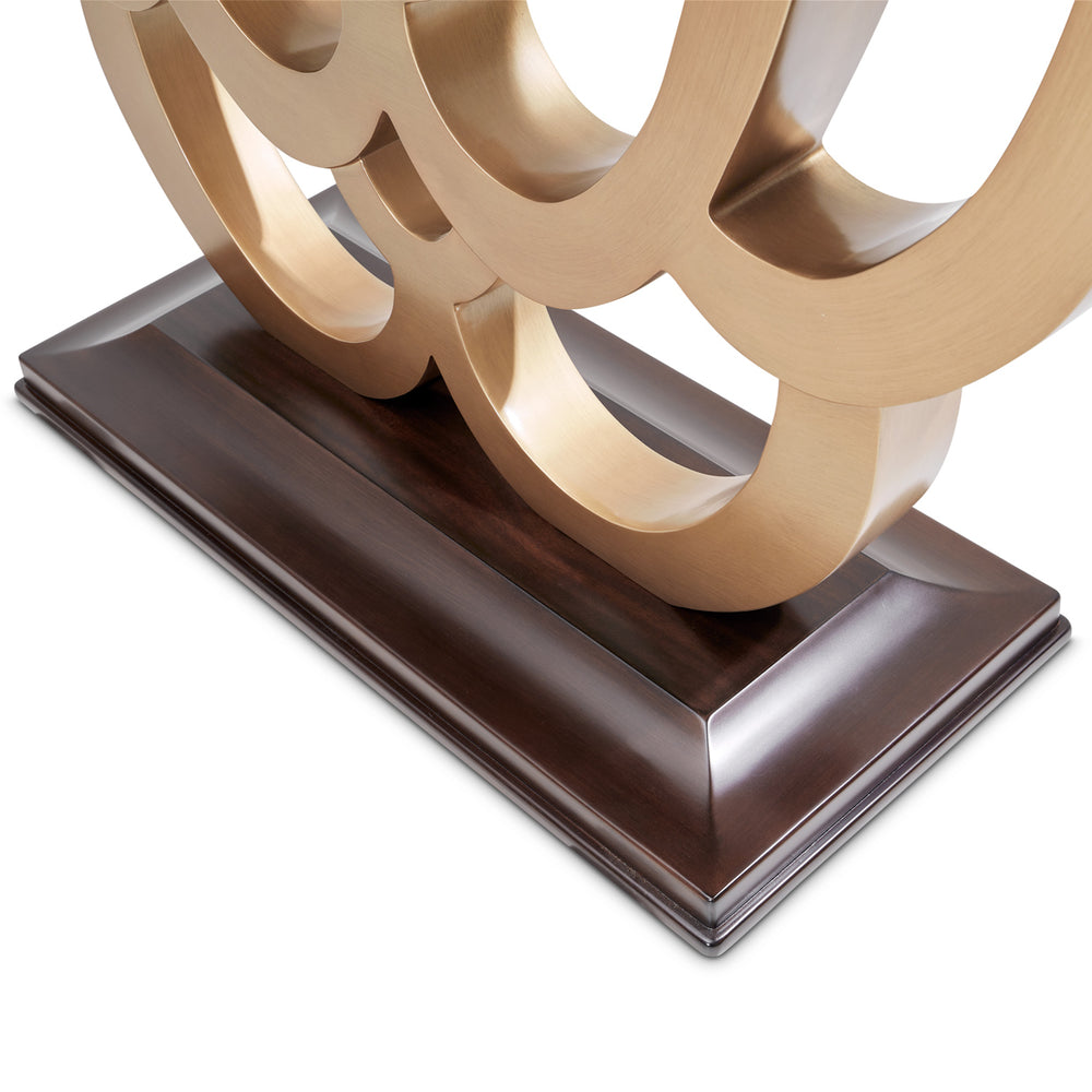 Camellia Field Console Table - Warm Pecan