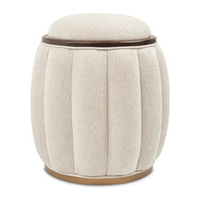 Camellia Field Round Bench - Warm Pecan