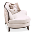 Camellia Field Asymmetrical Sofa - Linen Warm Pecan