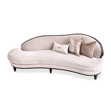 Camellia Field Asymmetrical Sofa - Linen Warm Pecan