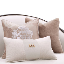 Camellia Field Asymmetrical Sofa - Linen Warm Pecan