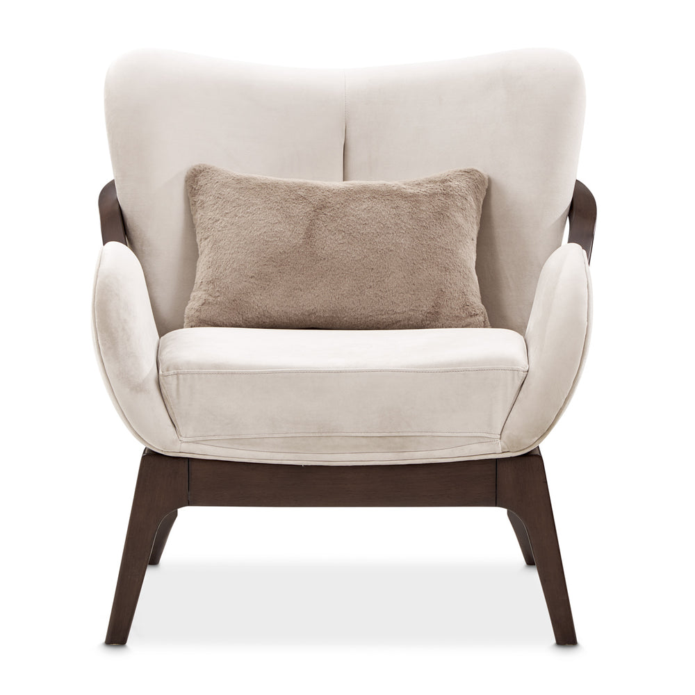 Camellia Field Accent Chair Porchini - Warm Pecan