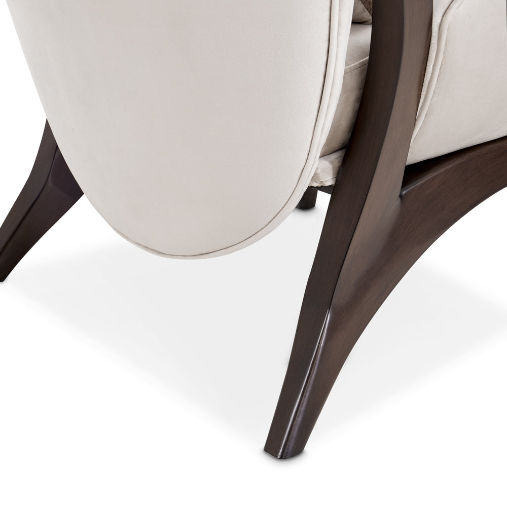 Camellia Field Accent Chair Porchini - Warm Pecan