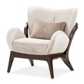 Camellia Field Accent Chair Porchini - Warm Pecan