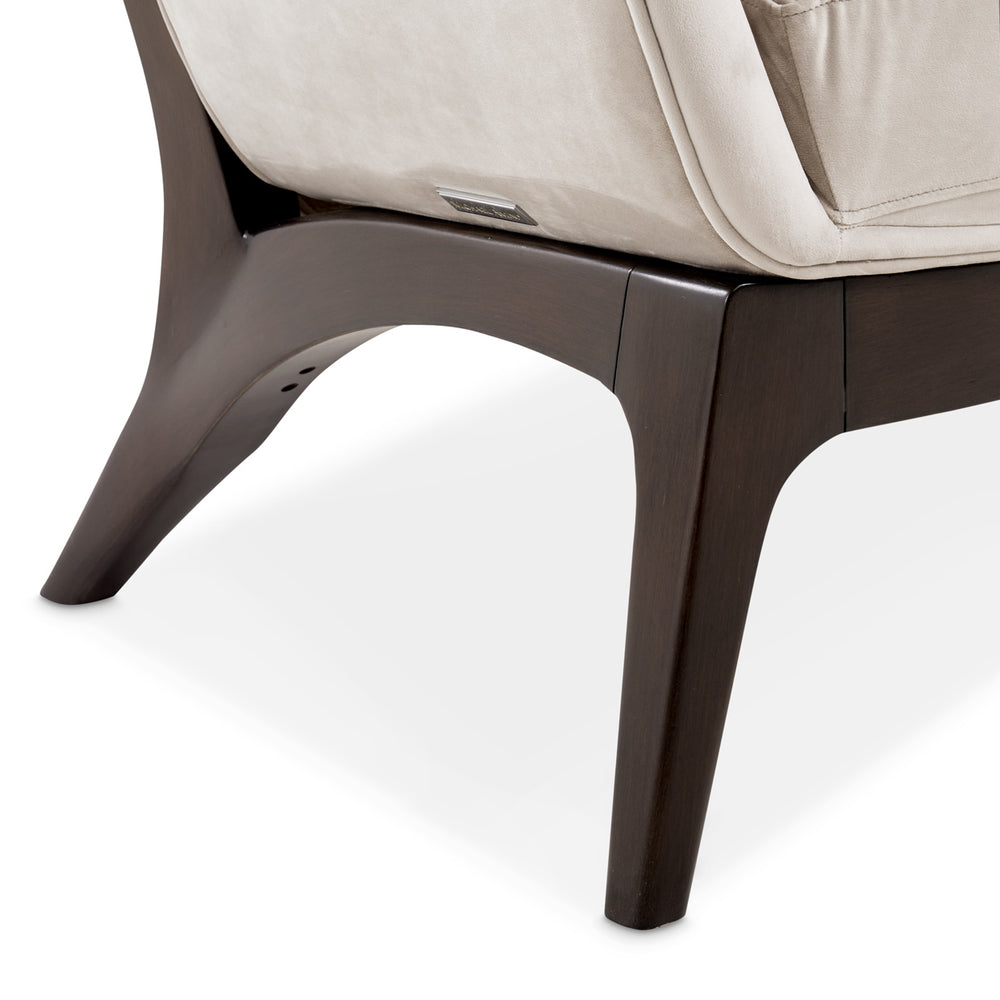 Camellia Field Accent Chair Porchini - Warm Pecan