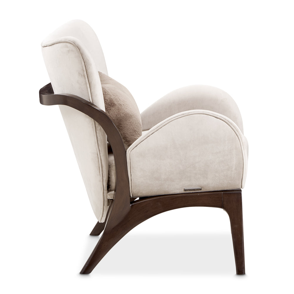 Camellia Field Accent Chair Porchini - Warm Pecan