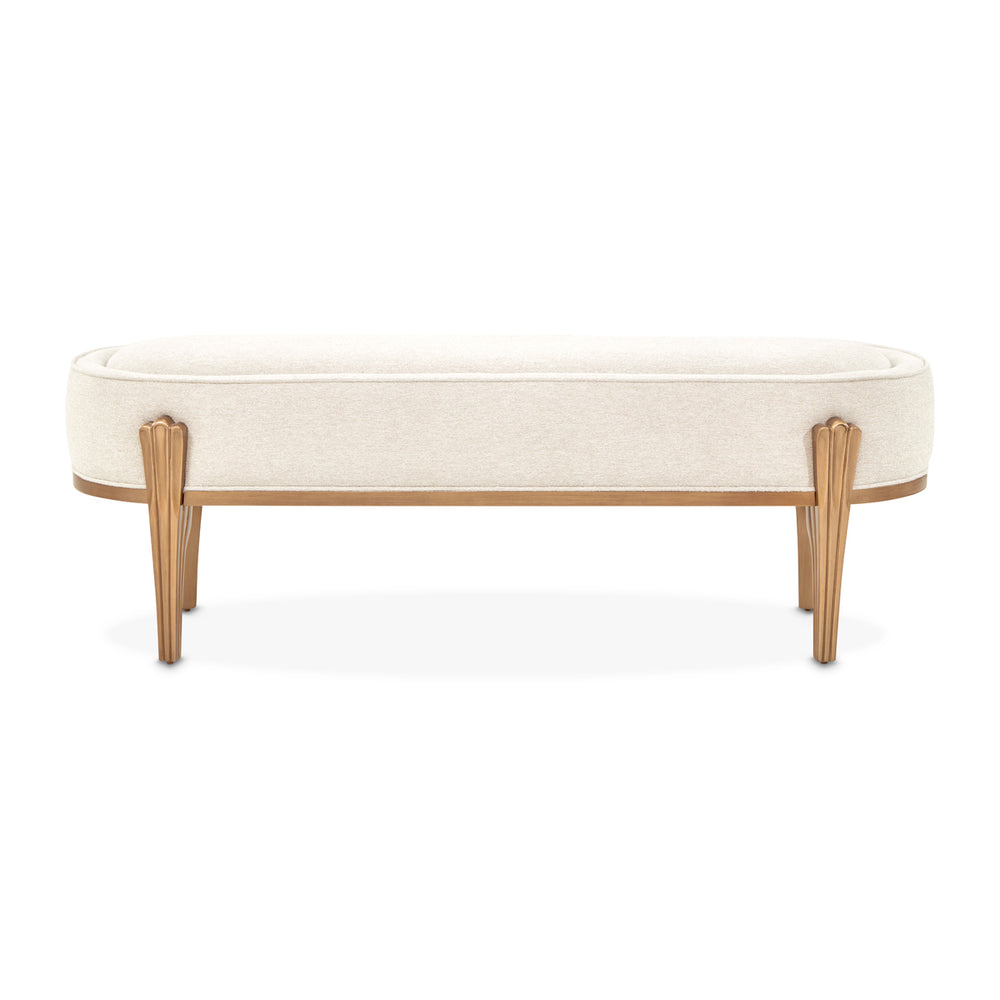Camellia Field Bench - Warm Pecan