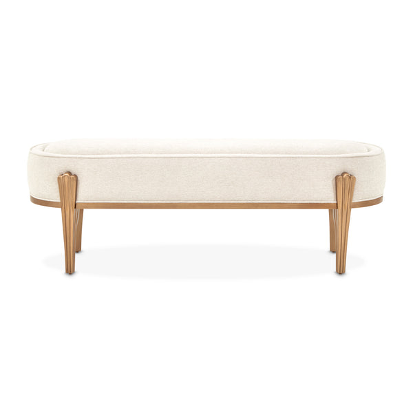 Camellia Field Bench - Warm Pecan