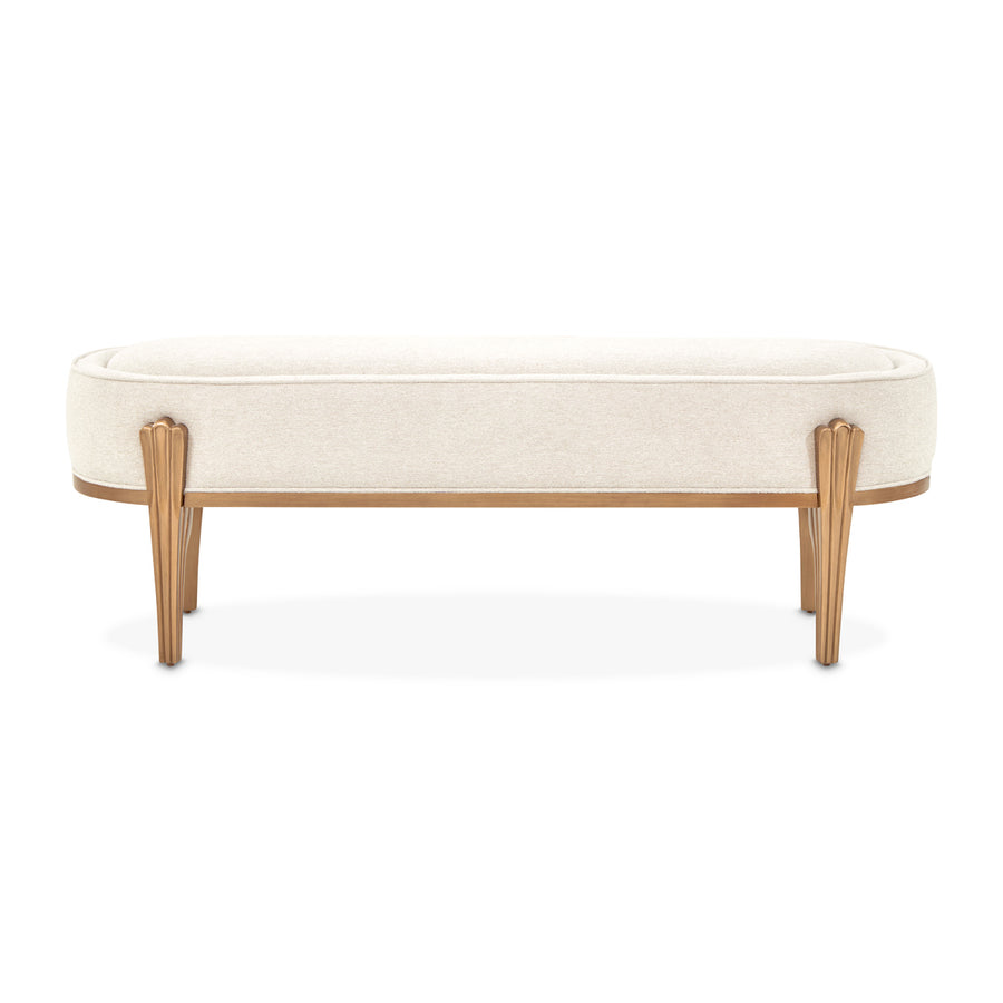 Camellia Field Bench - Warm Pecan