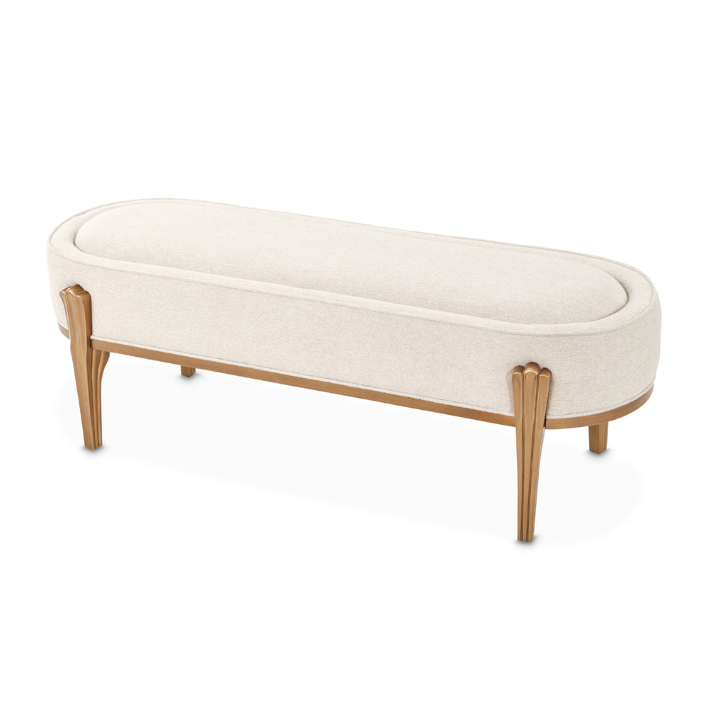Camellia Field Bench - Warm Pecan