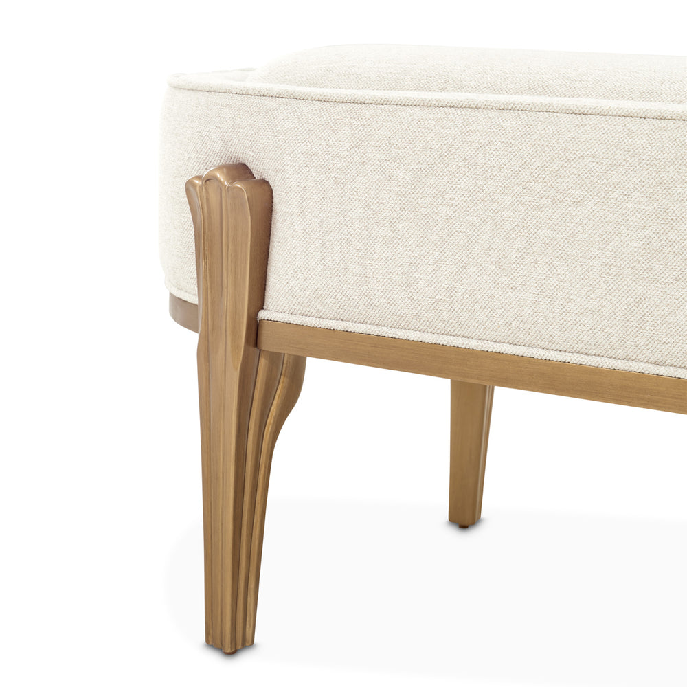 Camellia Field Bench - Warm Pecan