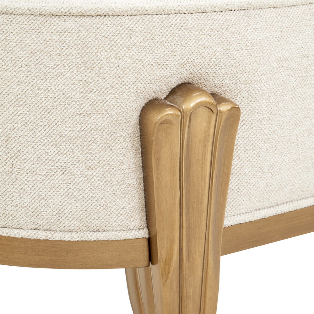 Camellia Field Bench - Warm Pecan