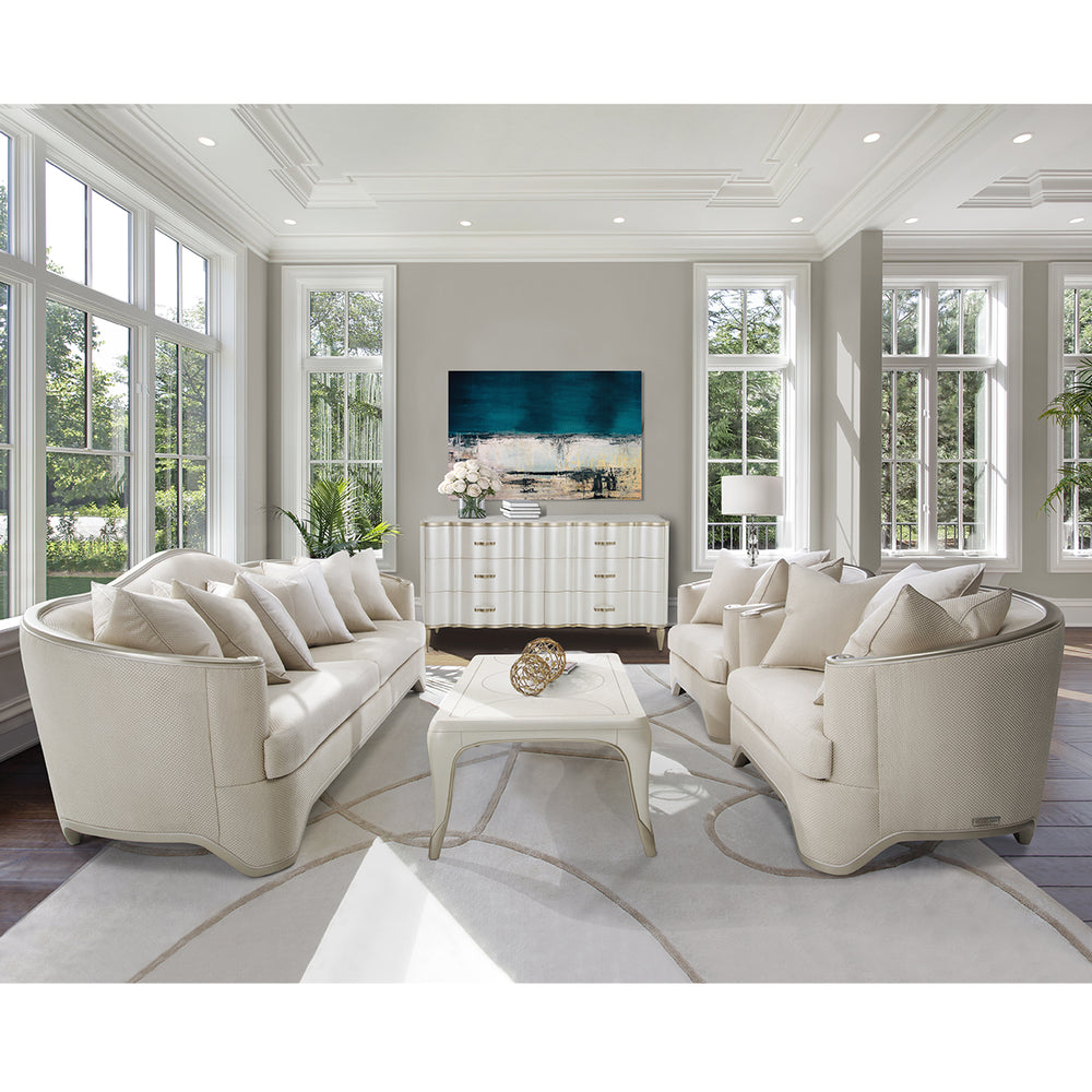 London Place Sofa in Light Champagne