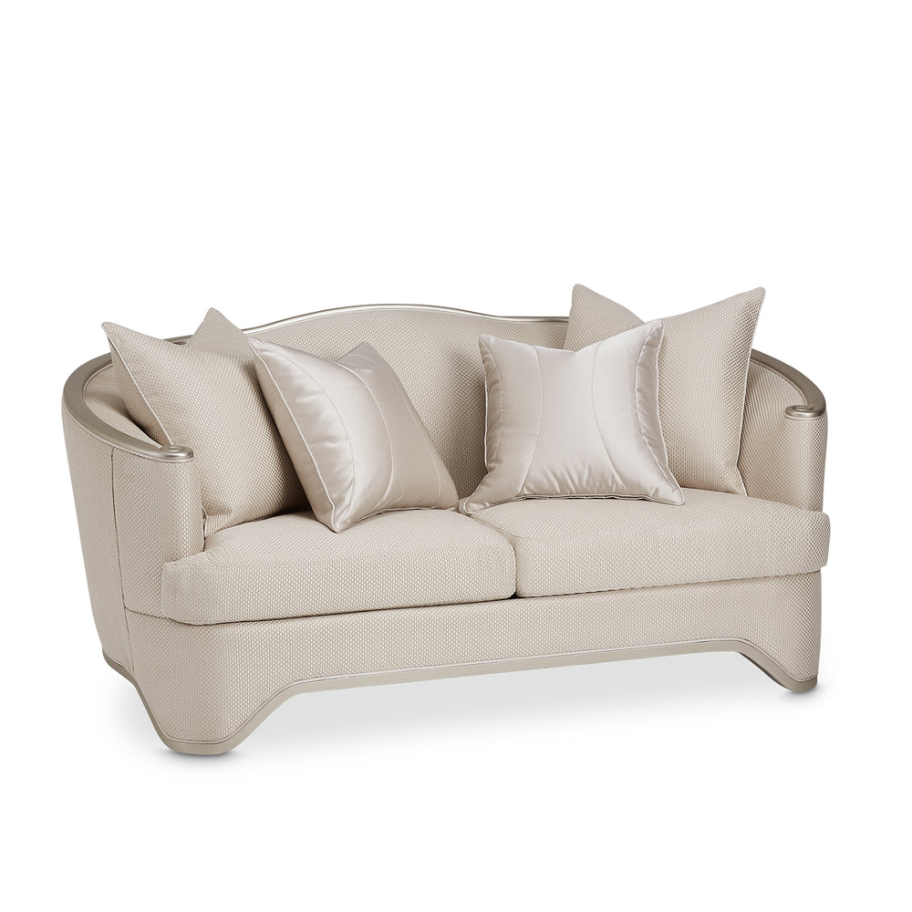 London Place Loveseat in Light Champagne