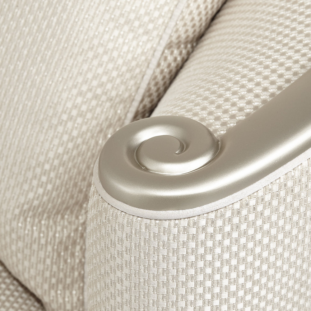 London Place Loveseat in Light Champagne