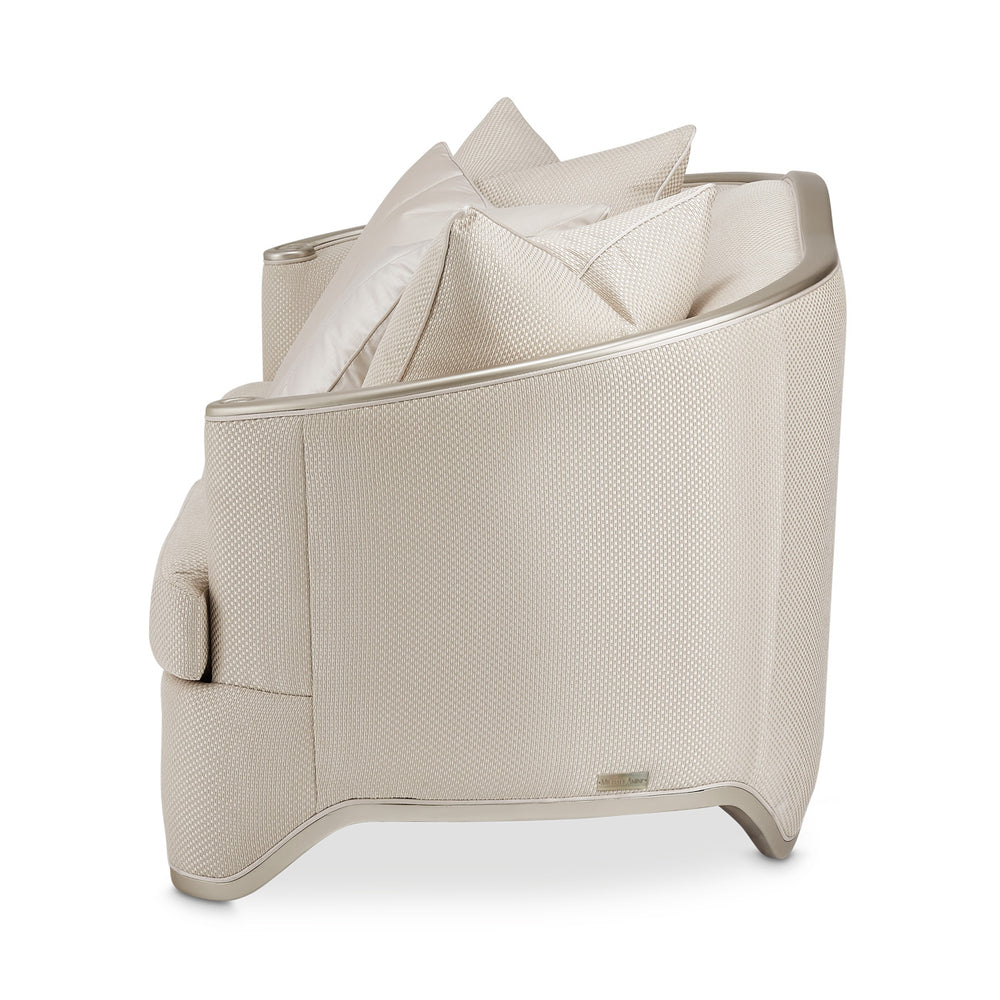 London Place Loveseat in Light Champagne
