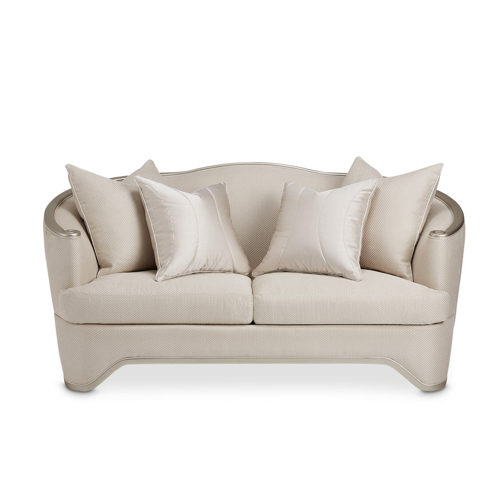 London Place Loveseat in Light Champagne