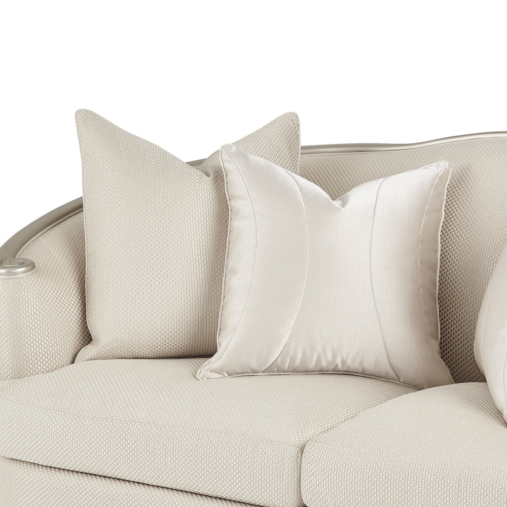 London Place Loveseat in Light Champagne