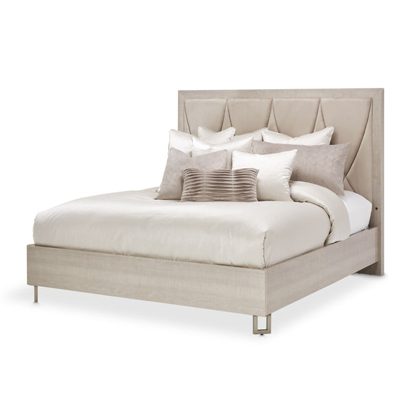 Marin Queen Panel Bed in Greige