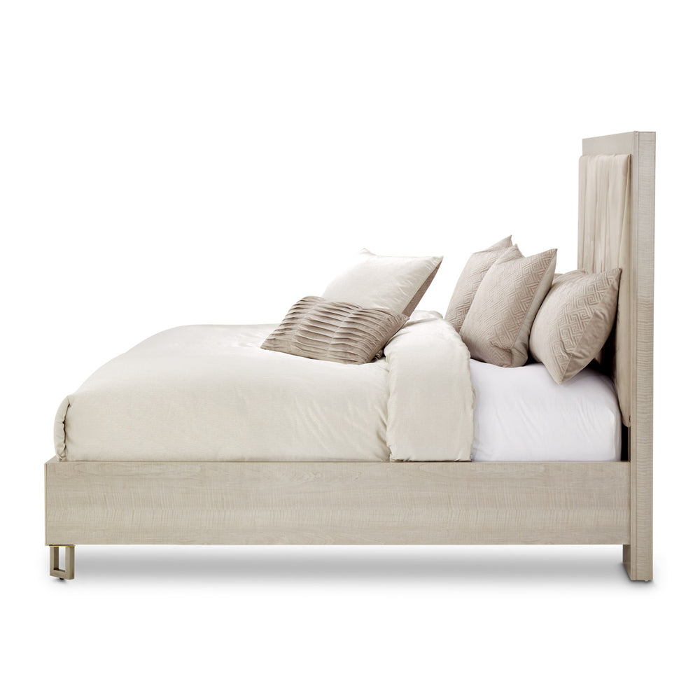 Marin Queen Panel Bed in Greige