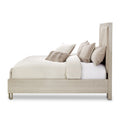 Marin Queen Panel Bed in Greige
