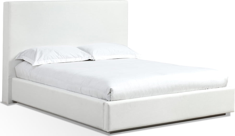 Onyx Upholstered Platform Bed in Pearl - View 2