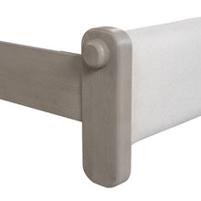 Alder White Oak Upholstered Bed
