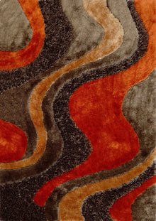 3D Design Shag Area Rug