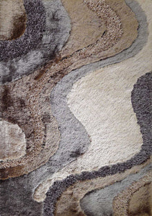3D Design Shag Area Rug