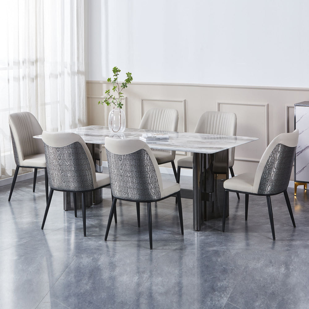 Luxe Stone Dining Table