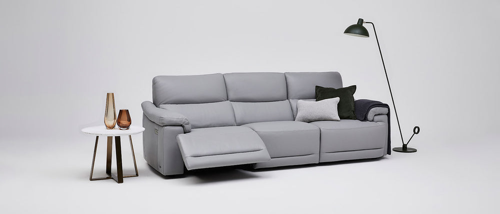 Brama Dual Power Reclining Sofa By Natuzzi