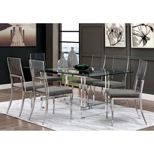 Lumina glass dining table detail