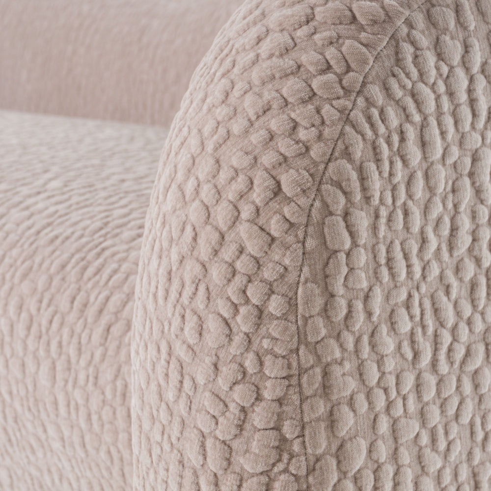 Calico Weave Fabric 4-Seat Sofa 103