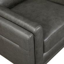 Graphite Top-Grain Leather Sofa