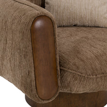 Amber Wood II Accent Swivel Chair